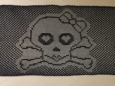 Stola / Tuch "Skullinchen", Häkelanleitung