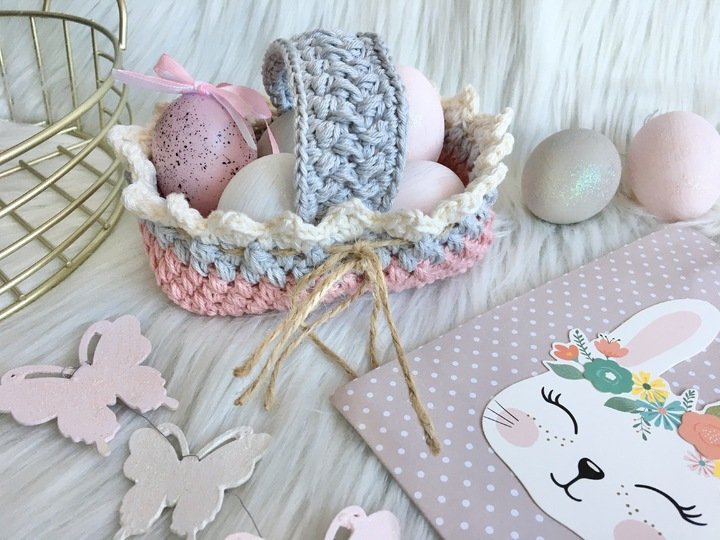 Osterkörbchen- Häkelanleitung von Wolldiamant