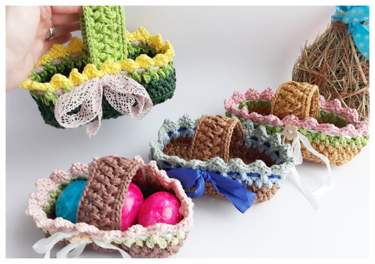 Osterkörbchen- Häkelanleitung von Wolldiamant