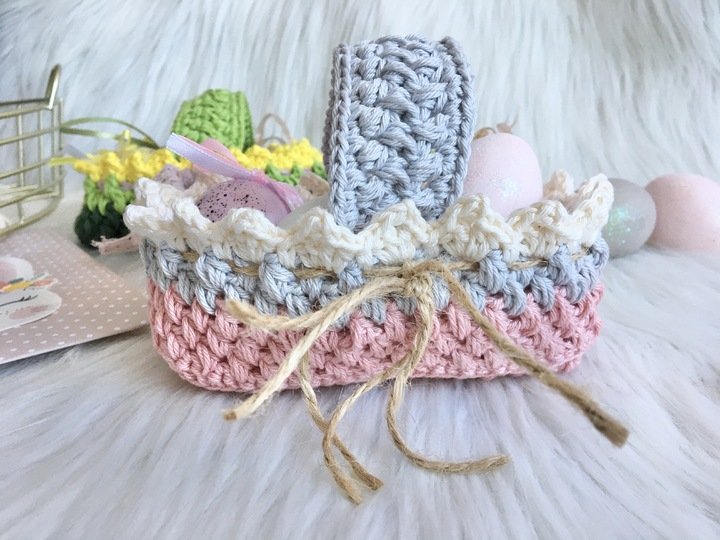 Osterkörbchen- Häkelanleitung von Wolldiamant