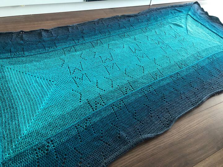 Sternentuch Bright Stars, ein Tuch zum einkuscheln