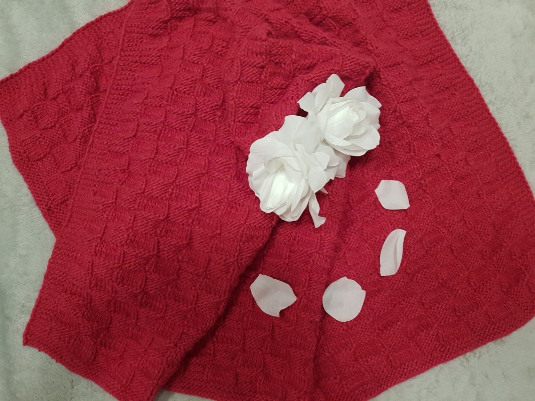 Strickanleitung Kinderdecke Größe 100 x 120 cm