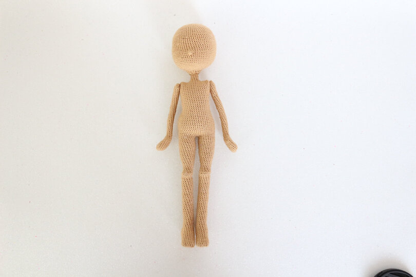 Basic Doll Body with moving head & arms
