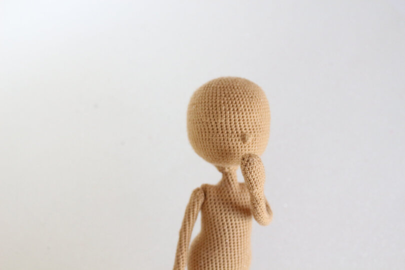 Basic Doll Body with moving head & arms