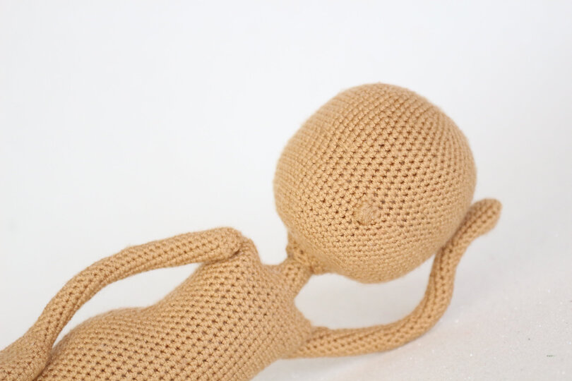 Basic Doll Body with moving head & arms