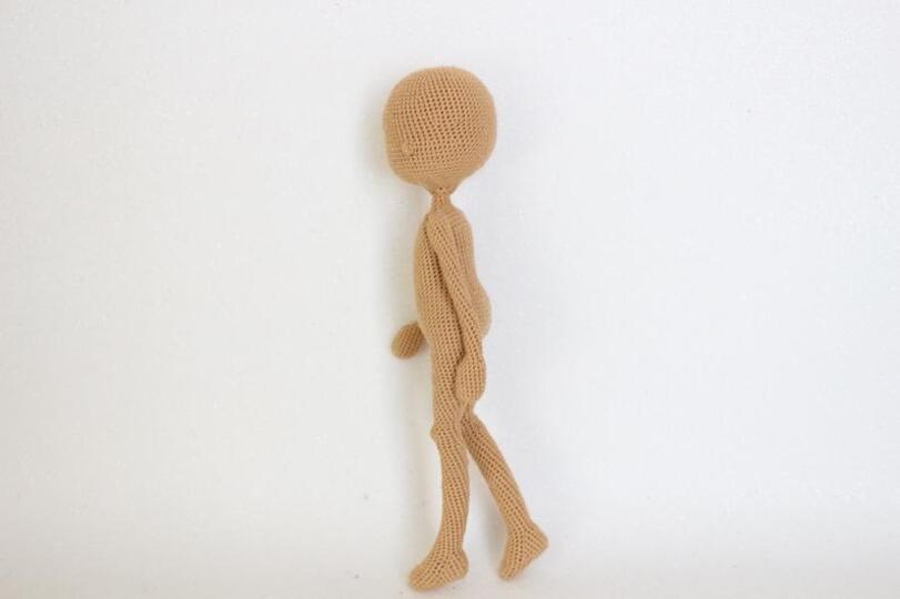 Basic Doll Body with moving head & arms