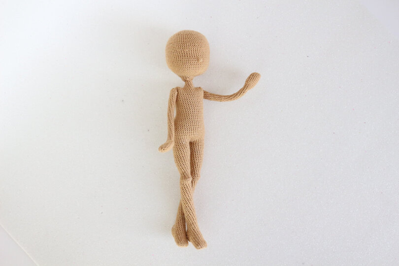 Basic Doll Body with moving head & arms