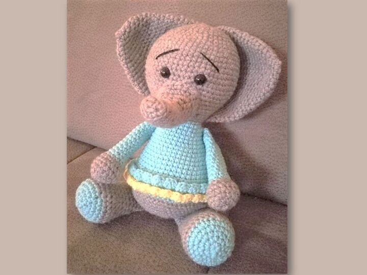 Niedliche Elefanten Häkelanleitung - Rüsselinchen für alle Häkelfans