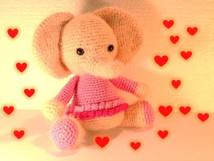 Niedliche Elefanten Häkelanleitung - Rüsselinchen für alle Häkelfans