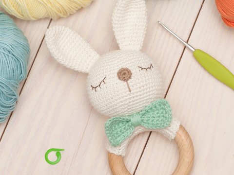Bunny rattle pattern crochet