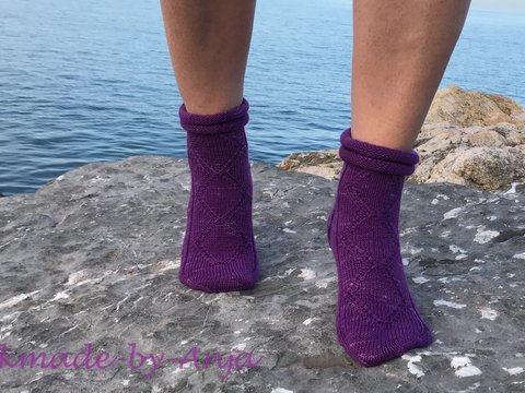 Socken Muskiz 2 für 4fach Sockenwolle