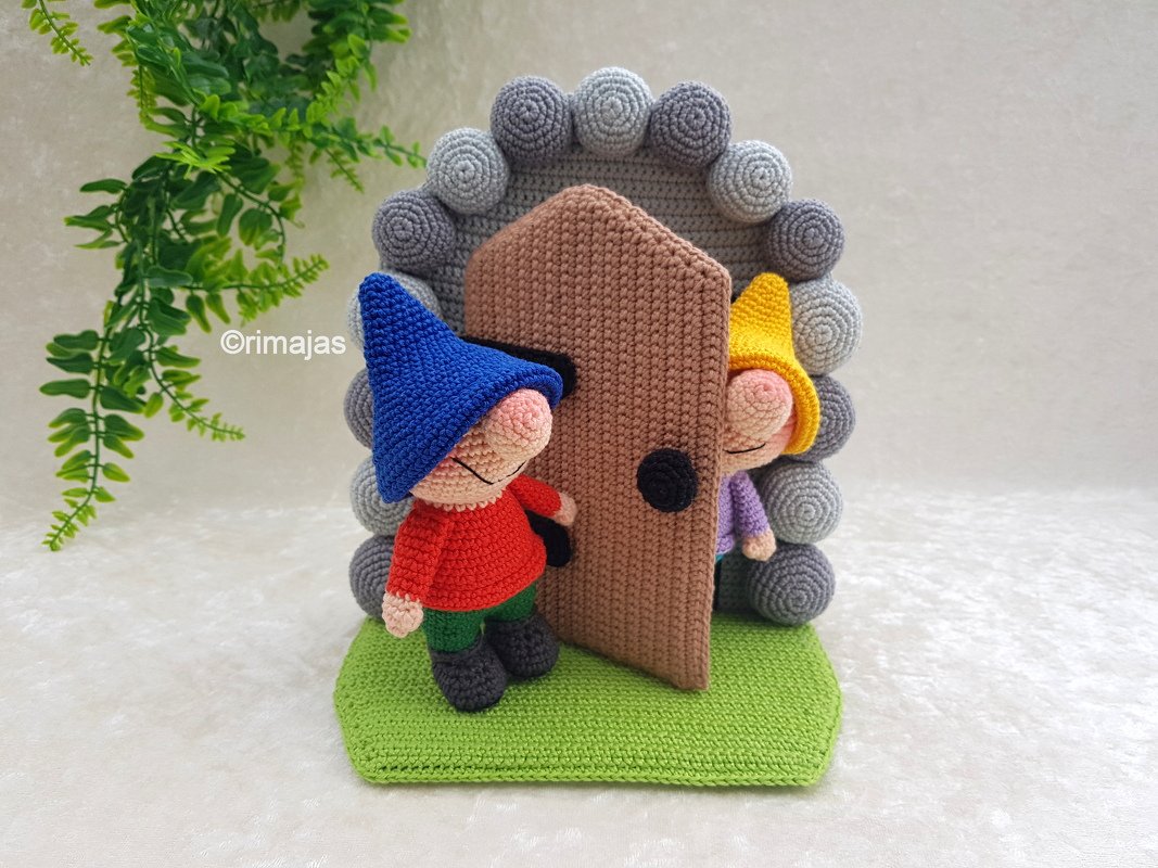 Häkelanleitung - Die Wichteltür