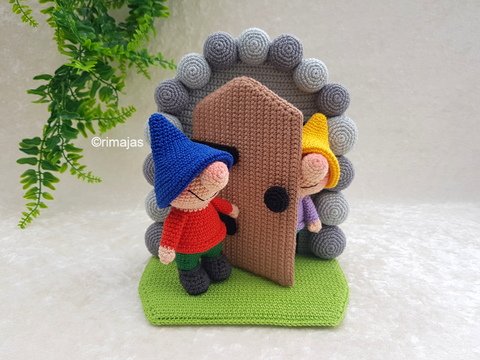 Häkelanleitung - Die Wichteltür