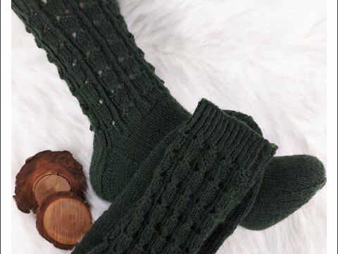 Strickanleitung Deep Forest Socken