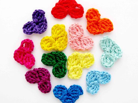 Häkelanleitung Herz 6