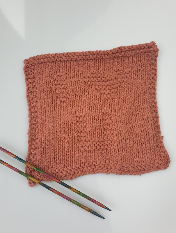 Knitting pattern square I love you - Image 4