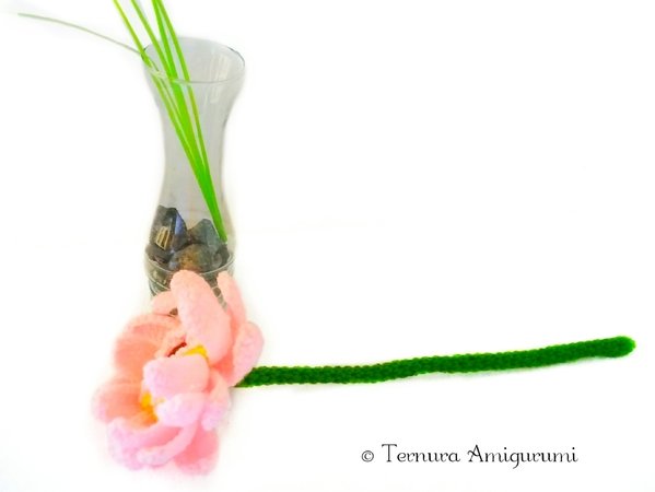 Crochet pattern Gerbera flower PDF ternura amigurumi english- deutsch- dutch