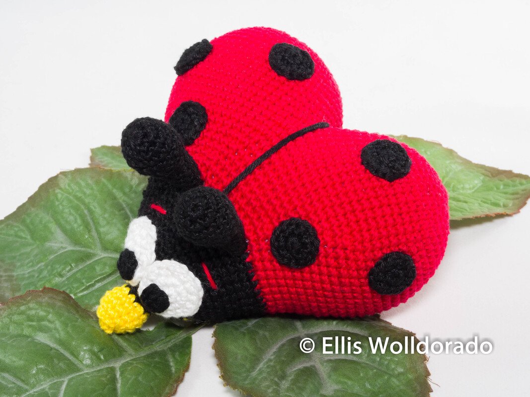 Herz-Käfer Marie, Amigurumi, Häkelanleitung - Bild 3