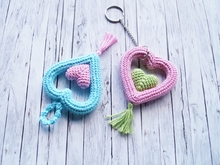 Ins Herz geschlossen: Schlüsselanhänger, Nadelkissen, Duftkissen