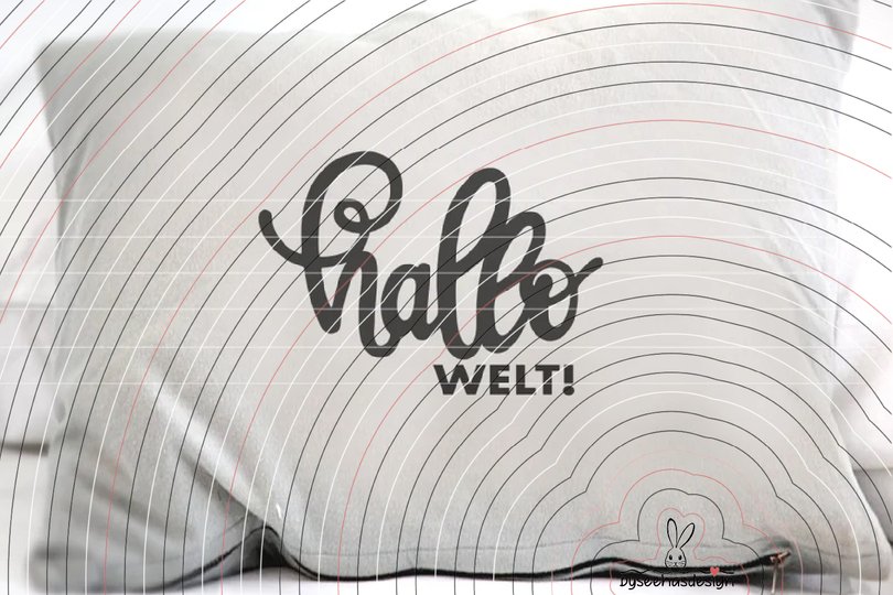 Hallo Welt Plotterdatei SVG DXF