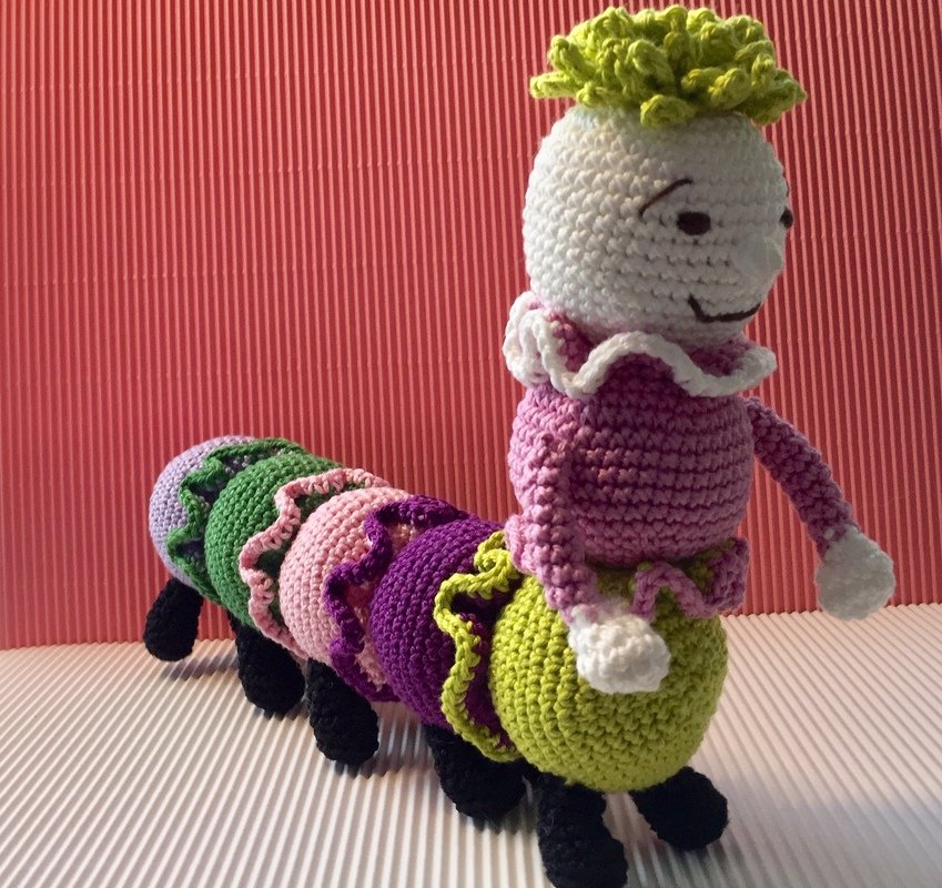 Häkelanleitung Hundertfüsser Joy