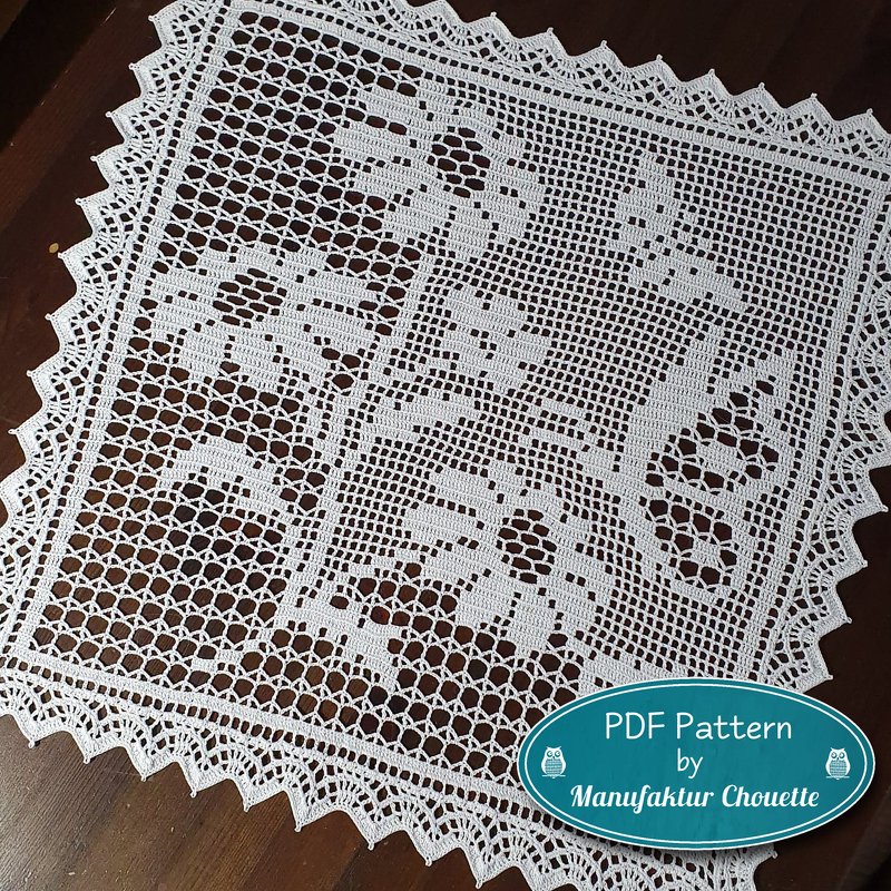 Deckchen "Schmetterlinge" - Frühlingskollektion - Bild 4