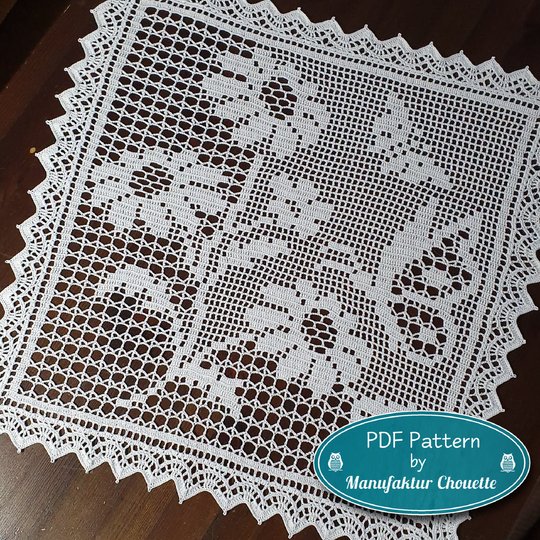 Deckchen "Schmetterlinge" - Frühlingskollektion