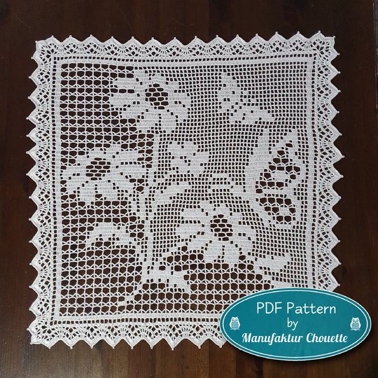Deckchen "Schmetterlinge" - Frühlingskollektion