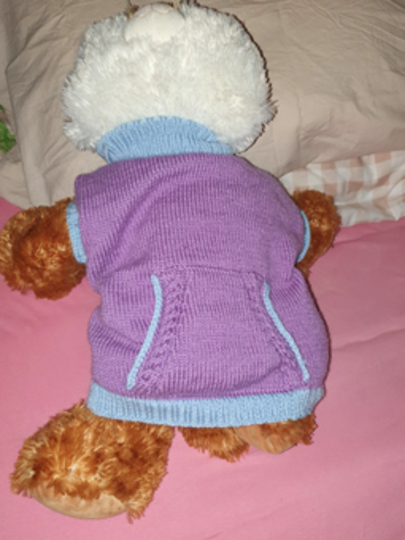 Mod. 039 - Hoodie / Pullunder mit Kapuze - Gr. 92/98 bis 152/158