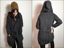 162 Häkelanleitung Häkelmantel Häkeljacke