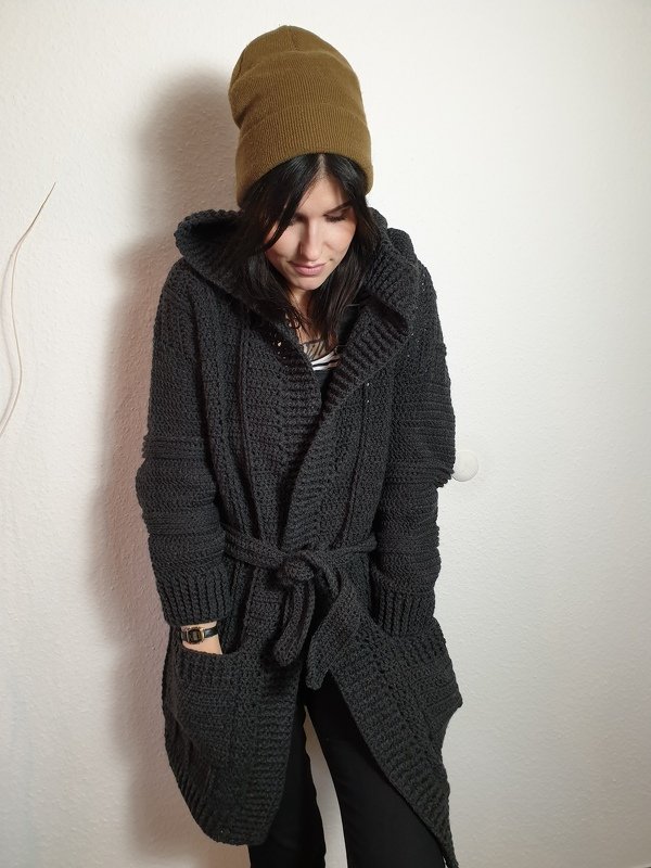 162 Häkelanleitung Häkelmantel Häkeljacke - Bild 6