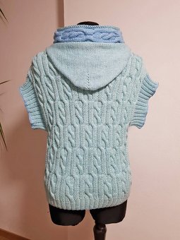 Mod. 038 - Hoodie / Pullunder mit Kapuze - Gr. 32/34 bis 52/54 - Bild 18