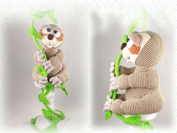 Crochet Pattern "Sidney" The Sloth