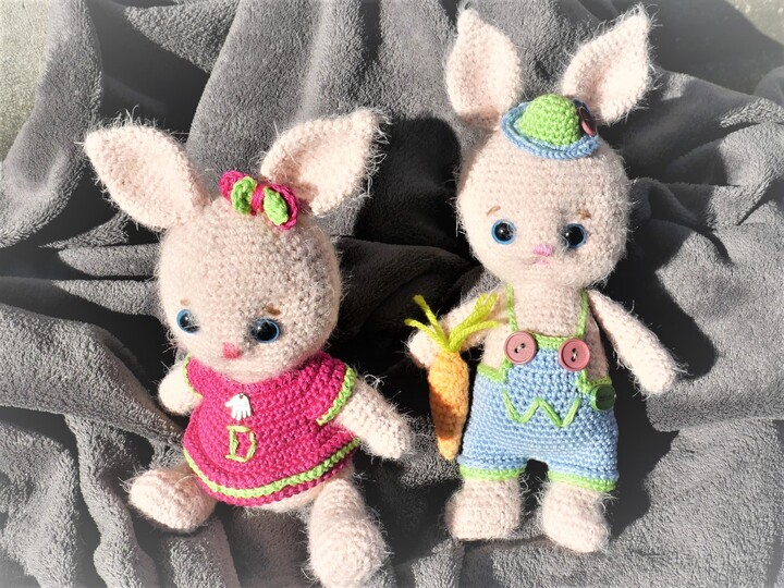 Anleitung Sparpaket Sweet Bunny & Hasenmädchen