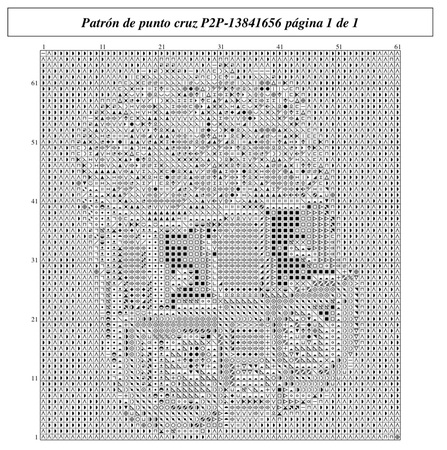 Pop Corn Cross Stitch PDF Pattern