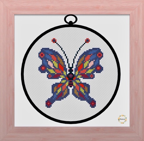 Butterfly Cross Stitich PDF pattern