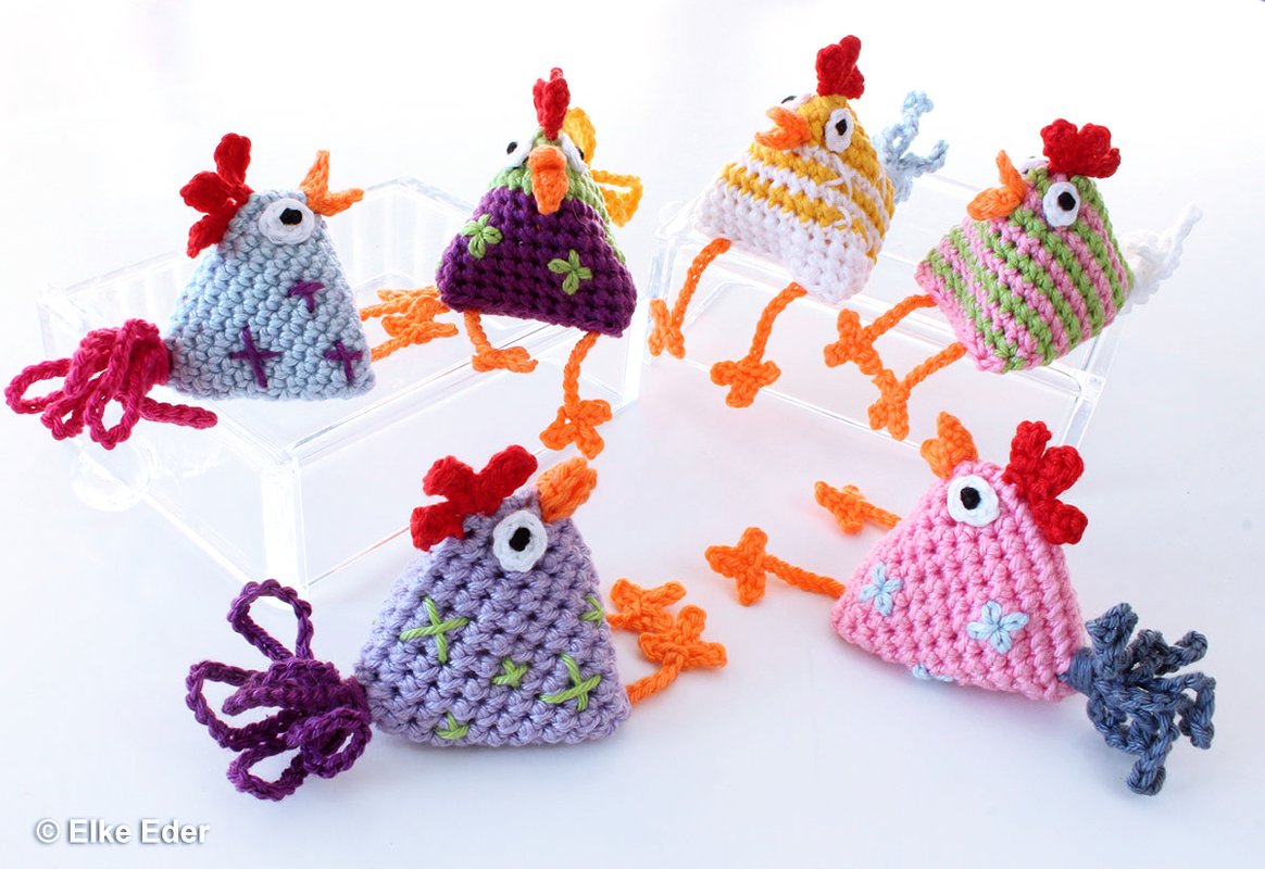 "Sweet Little Chicks" - süße Hühner - Häkelanleitung
