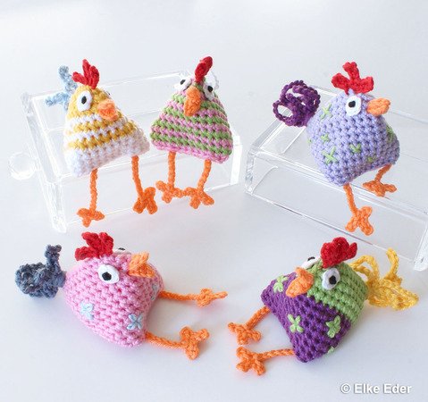 "Sweet Little Chicks" - süße Hühner - Häkelanleitung