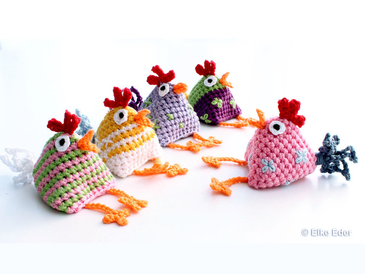"Sweet Little Chicks" - süße Hühner - Häkelanleitung