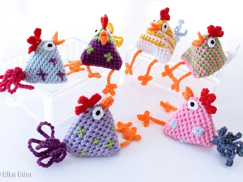 "Sweet Little Chicks" - süße Hühner - Häkelanleitung