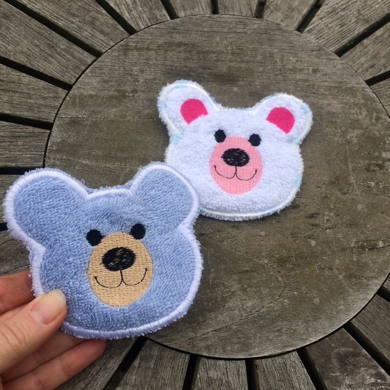 WaschPad Bärli Stickdatei ITH 10x10 cm - Bild 6