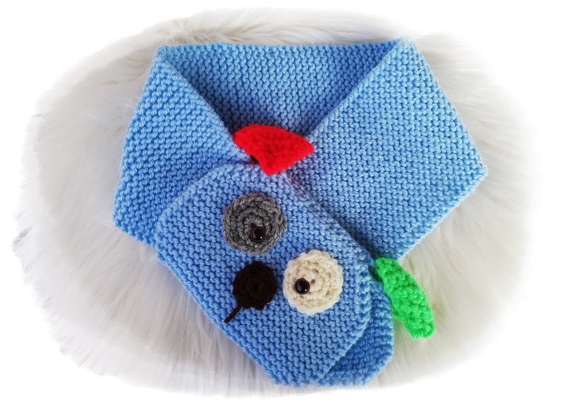 Steckschal Hund für Babys und Kleinkindern von 0 Monaten bis 4 Jahren