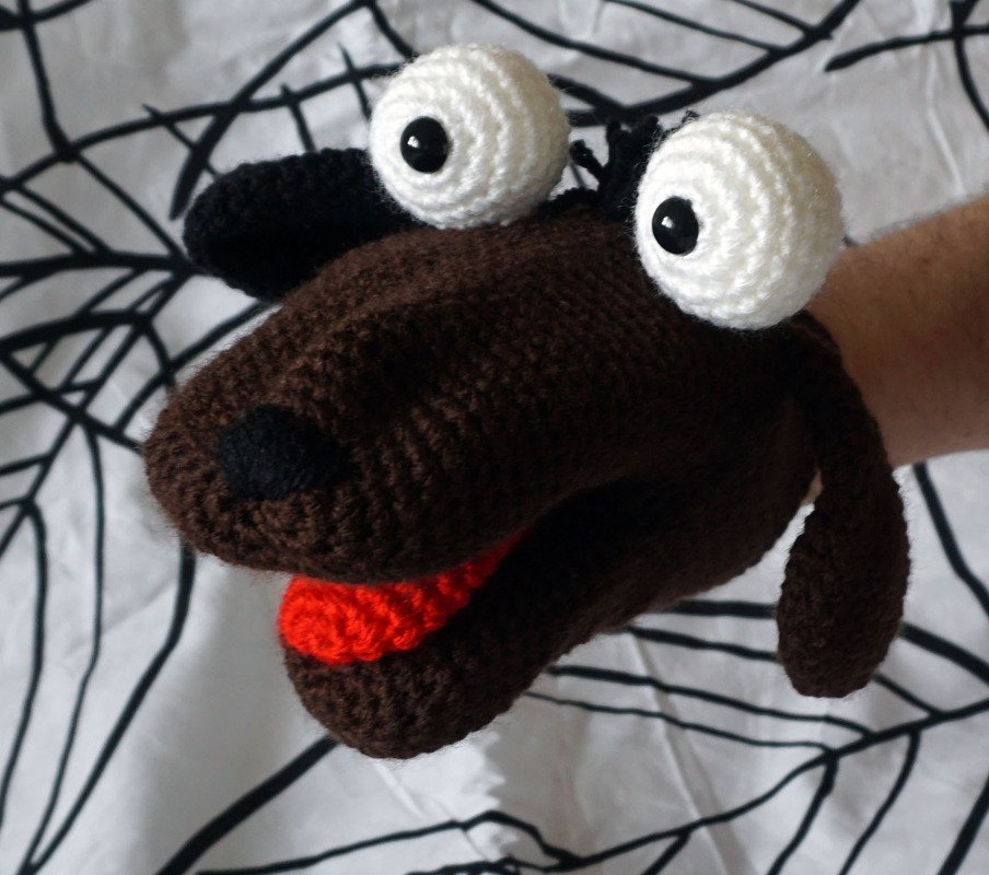 Crochet Pattern for the Hand Puppet Dog Bello! - Image 4