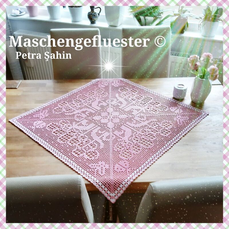Mitteldecke " Funny Flowers "