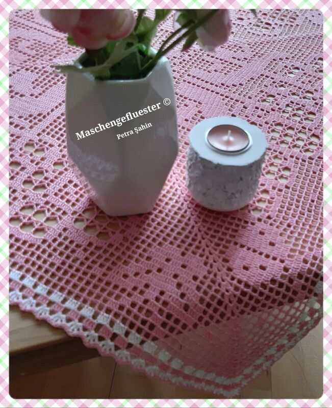 Mitteldecke " Funny Flowers " - Bild 2