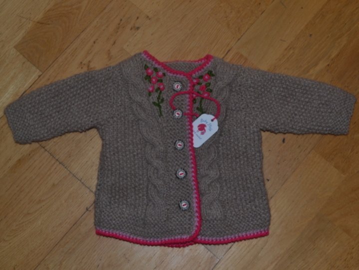 Strickanleitung * Trachten Baby/Kinder Jacke * 6 Mon. - 2/3 Jahre