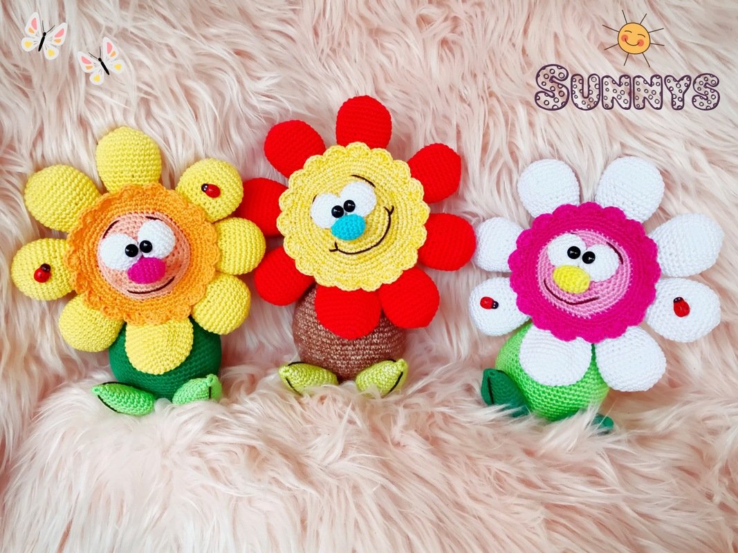 Sunnys - Häkelanleitung von Diana´s kleiner Häkelshop