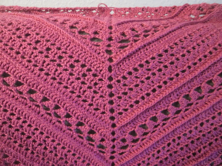 " Purple LADY " edles Dreiecktuch