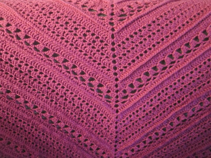 " Purple LADY " edles Dreiecktuch