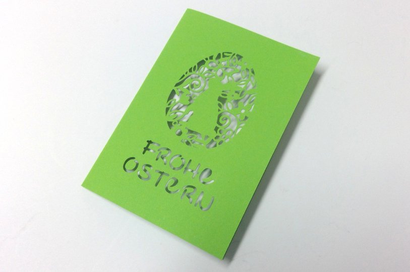 Karte Osterhase Plotterdatei SVG DXF